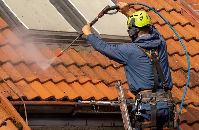 Démoussage et hydrofuge de toiture à Fossoy